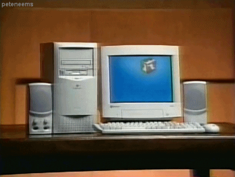 Image result for computers from the 90's