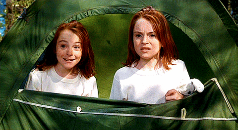 Lindsay Lohan Twins GIF