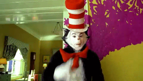 Cat in a Hat Animated GIF