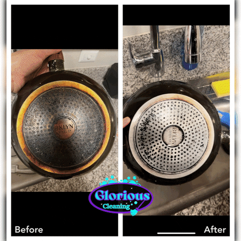 Before and after pics of our cleaning service in Noblesville