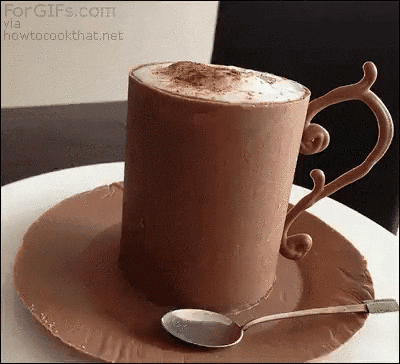  chocolate ice cup cream GIF