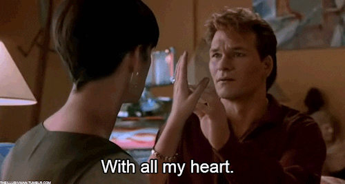 Image result for ghost patrick swayze gif