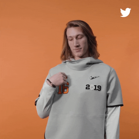 Trevor Lawrence GIF by Twitter - Find & Share on GIPHY