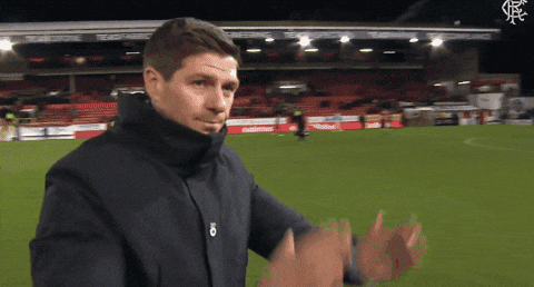 Steven Gerrard Applause Gif By Rangers Football Club - Find & Share On 