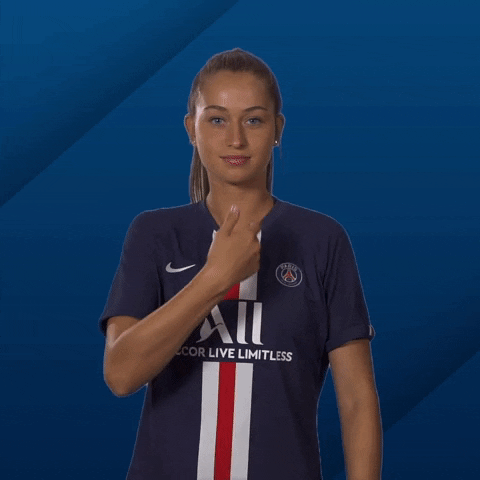 Happy Womens Soccer GIF by Paris Saint-Germain