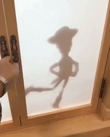 Toy story shadow box in wow gifs