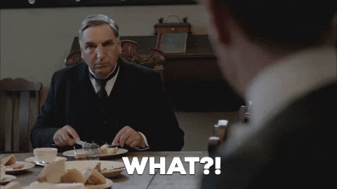 Downton Abbey What?! GIF by MASTERPIECE | PBS