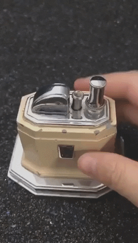 Vintage ronson touch tip lighter in wow gifs