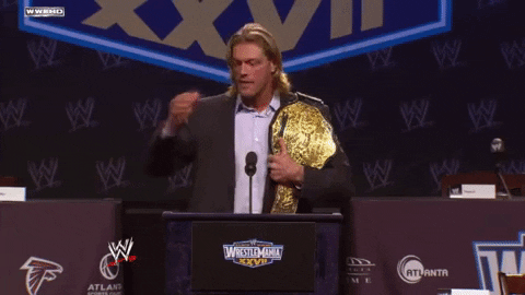 [Conferencia de Prensa] Fatal 4 Way - Chris Jericho Vs Kevin Owens Vs Seth Rollins Vs Edge Giphy