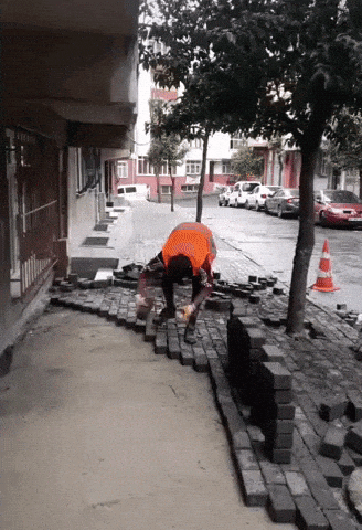 Who thought brick laying would be satisfying in wow gifs