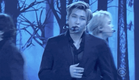 Rap Monster Rm Gif By Entertainment GIF - Find & Share on GIPHY