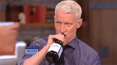 angry drinking alcohol frustrated anderson cooper
