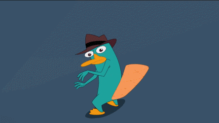 perry the platypus gif