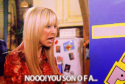 Phoebe gritando "noooo you son of a..." proclamo el fin de los grupos coñazo