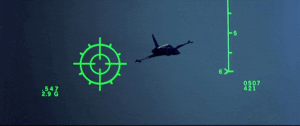 HUD targeting fighter jet
