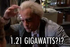 Back To The Future 121 Gigawatts GIF - Find & Share on GIPHY