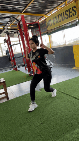 10-Minutes Full Body workout plan from home 6 Walking Lunges