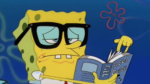 Unimpressed Reading GIF by SpongeBob SquarePants - Find & Share on GIPHY