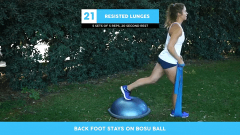 बोसु बॉल एक्सरसाइज (Bosu ball exercises)