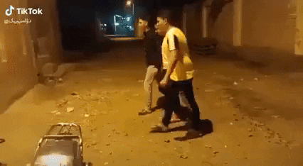Run for your life in funny gifs