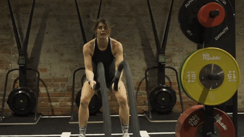 woman exercising