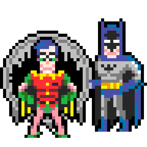 Dc Comics Pixel Sticker for iOS & Android | GIPHY