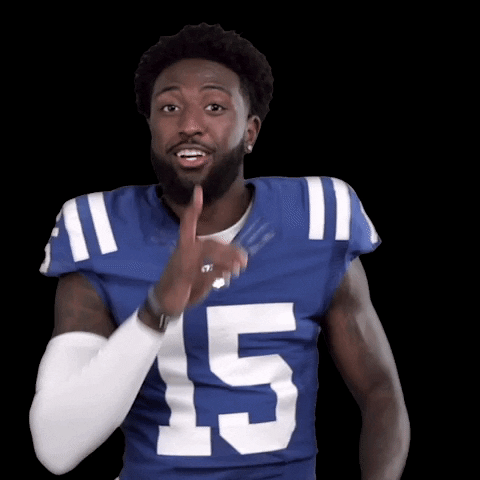 Be Quiet Indianapolis Colts GIF by NFL - Find & Share on GIPHY