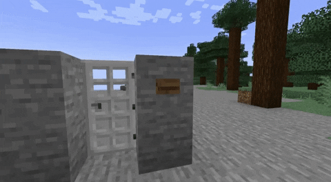 Make a simple redstone door