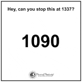 Stop at 1337 in gifgame gifs