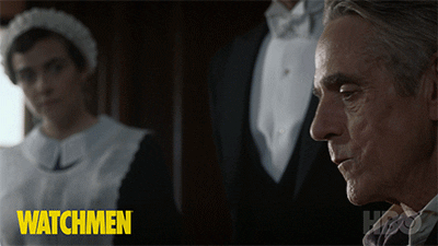 Jeremy Irons Eating GIF by Watchmen HBO - Find & Share on GIPHY