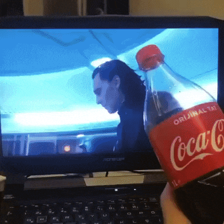 The holy drink in funny gifs