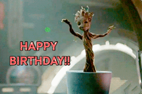Birthday Groot GIFs - Get the best GIF on GIPHY