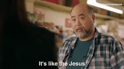 Jesus Help GIF by Kim's Convenience