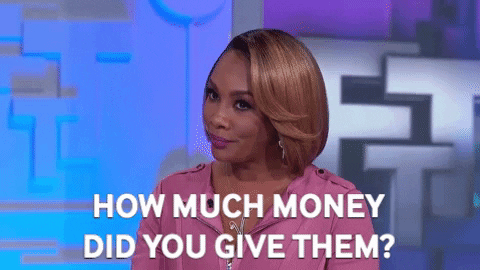 how much money did they take from you gif about web designers who charge hourly