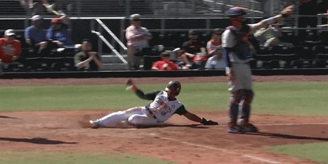 Sliding University Of Miami GIF by Miami Hurricanes