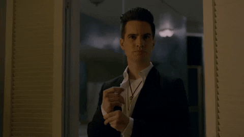 Image result for say amen gif panic at the disco