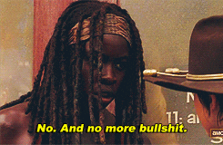 the walking dead michonne danai gurira too much sass in this episode