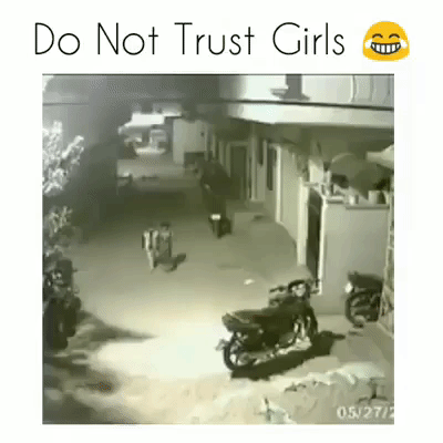 Do Not Trust Girls in funny gifs