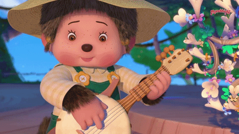 Moncha Short Animation Animation Guitar GIF by MONCHHICHI - Find & Share on GIPHY