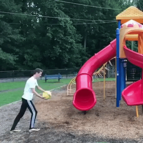 What a trickshot in funny gifs