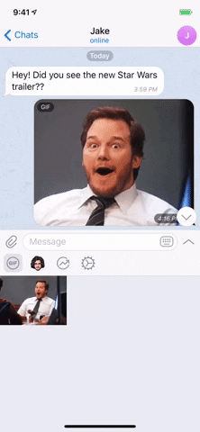 How To Use Telegram S Gif Sticker Search To Find A Perfect Reaction For A Chat Smartphones Gadget Hacks