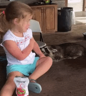 Raccoon trying to show off in fail gifs