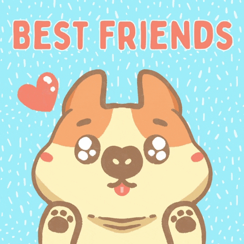 Best Friends Dog GIF by GIPHY Studios Originals