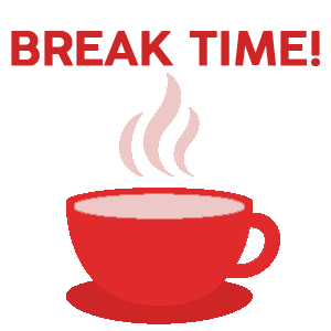 Break Time Coffee Sticker by SANDEMANs NEW Europe for iOS ...