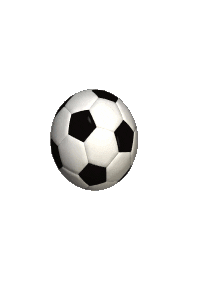 red ball bouncing soccer ball