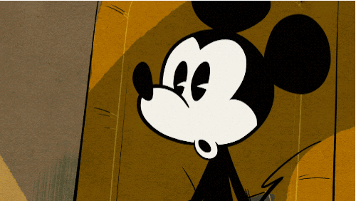 Shocked Mickey Mouse GIF