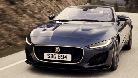 Driving Fast On My Way Gif By Jaguar Find Share On Giphy