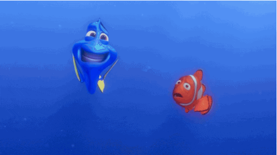 Image result for dory speaking whale gif