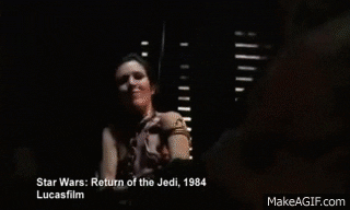 princess leia kills jabba
