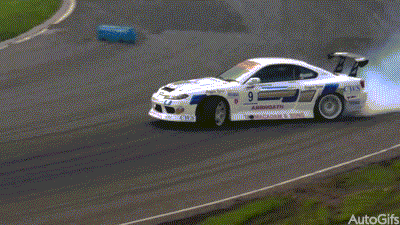 Car Drifting GIF Animated
